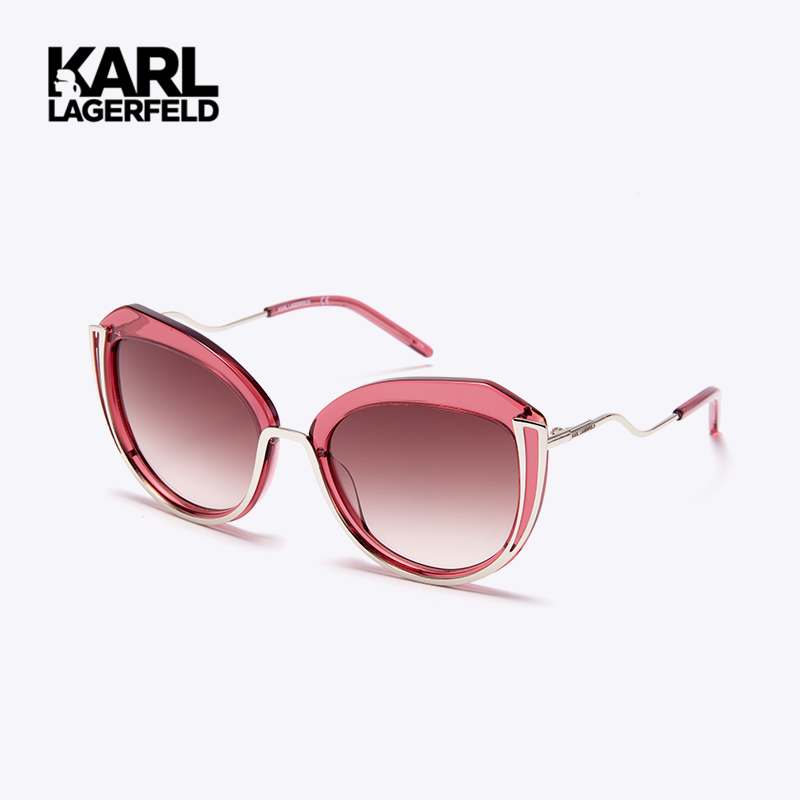 KARLLAGERFELD防晒蝶形户外墨镜