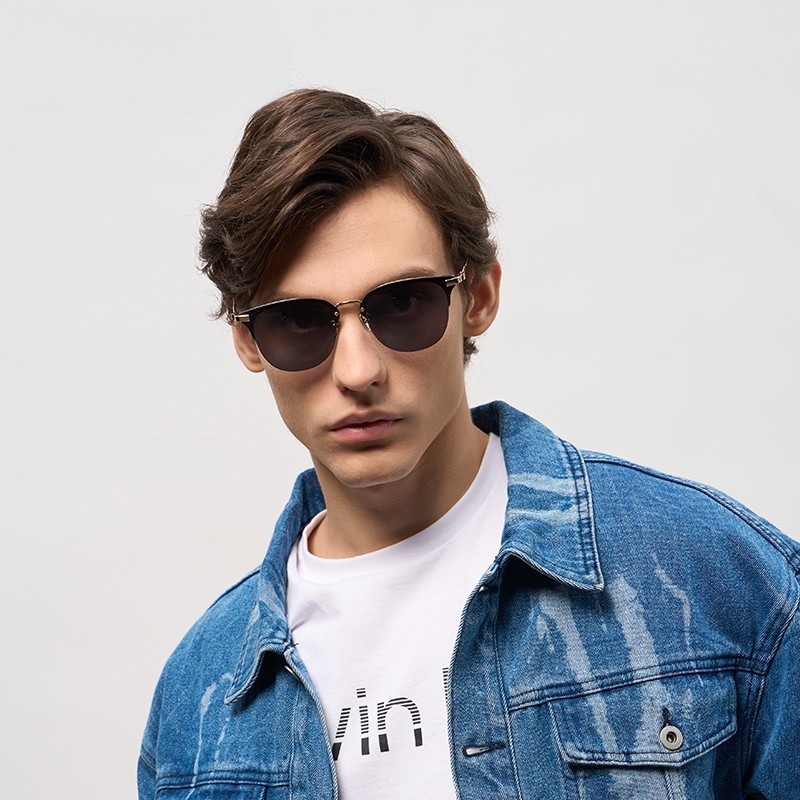 【墨镜】CK金属大框时尚百搭太阳镜复古户外出游墨镜CK20113SK