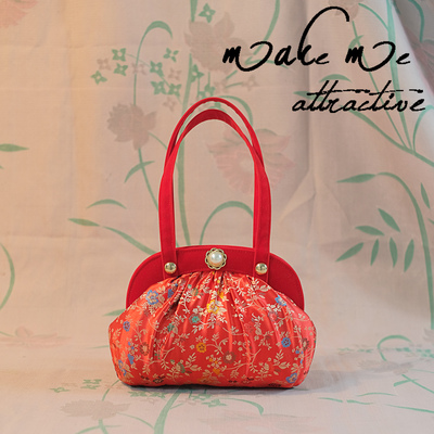 新中式婚包复古新娘包珍珠旗袍包