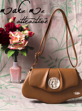 复古腋下包高级感小众单肩斜挎包包中古vintage古着秋冬女包