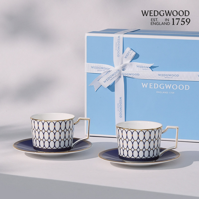 Wedgwood金粉年华2杯2碟