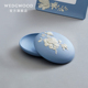 WEDGWOOD威基伍德木兰芳华13cm首饰盒浮雕玉石收纳盒精致饰品盒