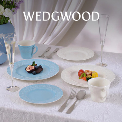 【乔迁礼】WEDGWOOD威基伍德欢愉假日两人食中式餐套陶瓷碗盘餐具