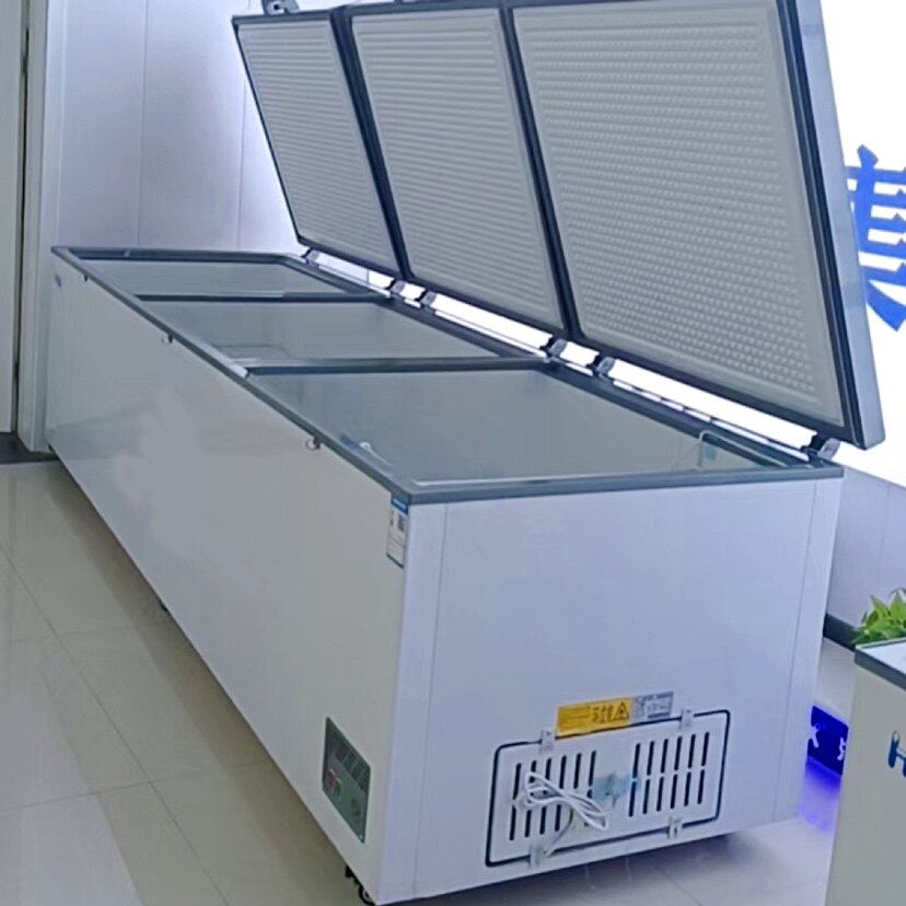 铜管2388升除霜冰柜商用大容量速冻冷冻海鲜保鲜冷藏茶叶卧式冷柜