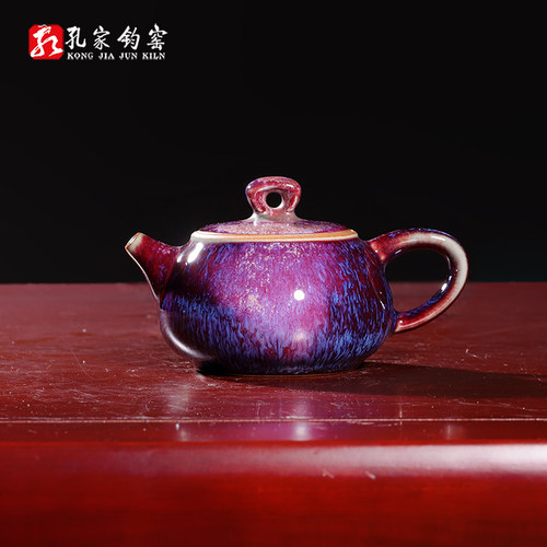孔家钧窑茶器高温原矿烧制