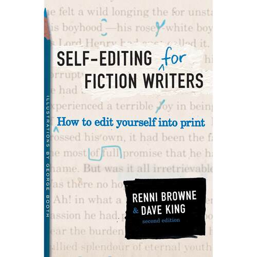 预售 按需印刷Self-Editing for Fiction Writers  Second Edition  How to Edit Yourself Into Print 小说作家的自我编辑