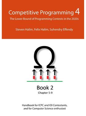 预售 按需印刷Competitive Programming 4 - Book 2