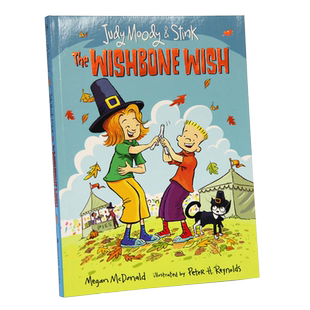 现货 Judy Moody and Stink: The Wishbone Wish 稀奇古怪小朱迪和stink:如愿骨的愿望 儿童青少年英语读物小说 课外读物