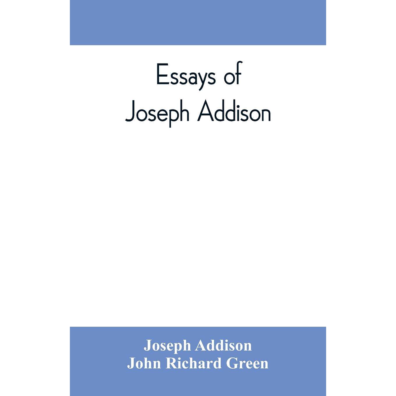 【预售 按需印刷】Essays of Joseph Addison