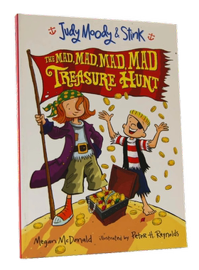 现货 Judy Moody and Stink: The Mad, Mad, Mad, MadTreasureHunt稀奇古怪小朱迪和stink:疯狂寻宝儿童青少年英语读物小说