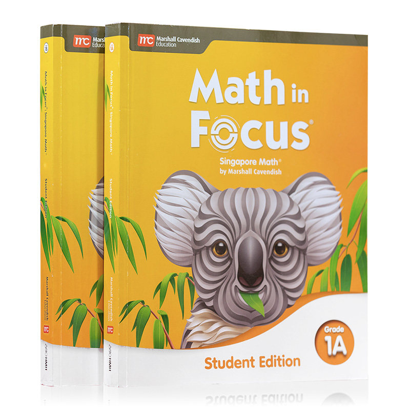 美版新加坡数学 K级别 MATH IN FOCUS  1A-1B 2册 新加坡MC教育出版集团