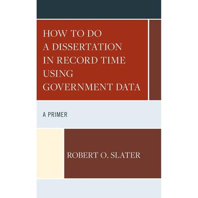 预售 How to Do a Dissertation in Record Time Using Government Data英文原版 Bloomsbury