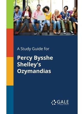 【预售 按需印刷】A Study Guide for Percy Bysshe Shelley s Ozymandias