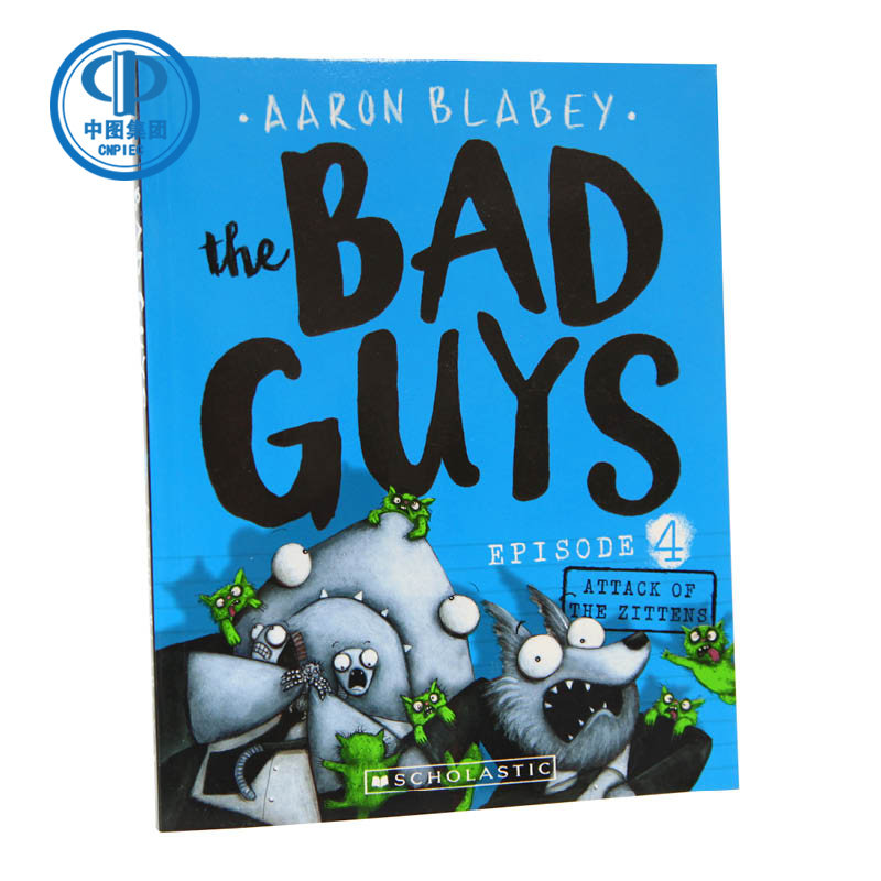 英文进口 绘本 the bad guys 我是大坏蛋/砍人先生第4集 儿童漫画故事