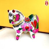 纯手工陕西凤翔泥塑彩绘十二生肖摆件非遗民间工艺品传统民俗礼品