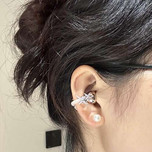 精致高颜值百搭时尚钻扣适用freeclip2代耳机夹扣耳饰配饰送女友