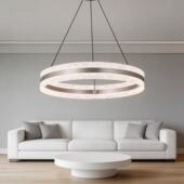 意式 餐厅吊灯 极简客厅吊灯LED亚克力北欧现代高级感圆形2025新款