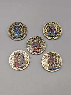 云南非遗甲马文创 甲马旋转冰箱贴 小众伴手礼 5种图案可版权勿抄