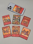 画藏书票31种 版 甲马版 添福装 云南甲马版 可自选 画小卡 饰 权勿抄