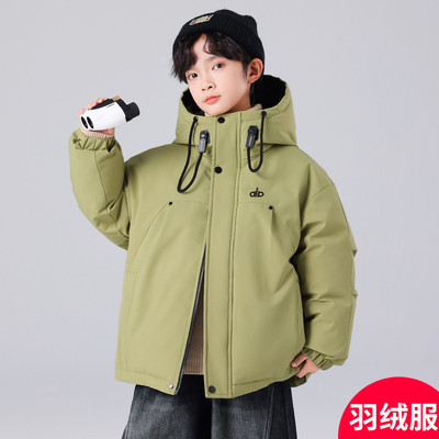 男童羽绒服冬季加厚棉袄2025新款