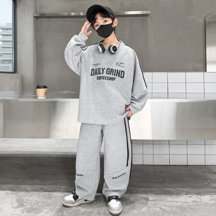 男童春装运动套装2026新款
