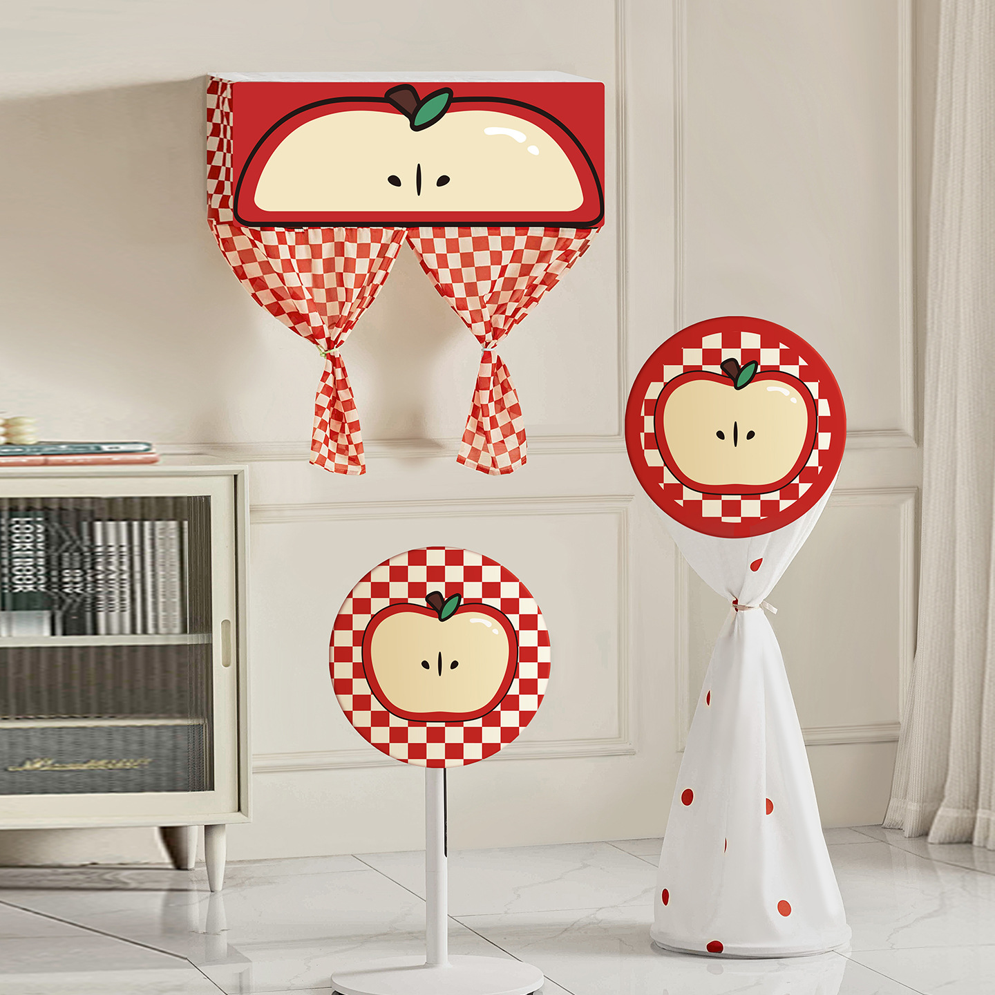 多巴胺风扇防尘罩通用电风扇保护套家用圆形立式落实式全包防尘