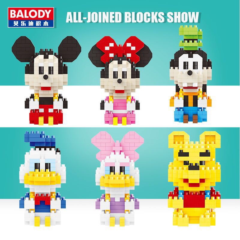 米老鼠积木贝乐迪微颗粒