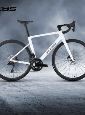 xds喜德盛公路车RS7碳纤维综合架电子变速油刹竞技单车