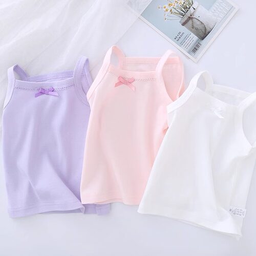 四季背心女童吊带纯棉透气秋冬