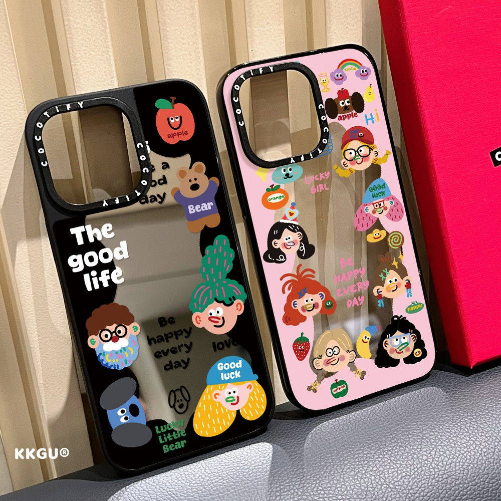 适用苹果16promax手机壳可爱镜面