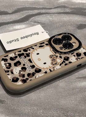 豹纹kt猫适用华为nova12ultra手机壳nova11Pro新款10se8畅享9plus7男6女款5情侣4e3i20se套60x50畅享z70