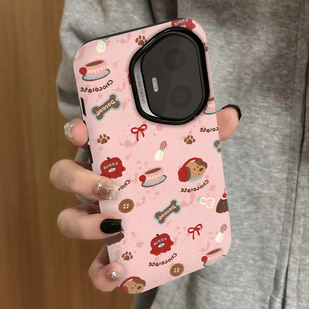 耳机小狗适用荣耀400手机壳300pro新款200防摔100男90gt80女款70情侣x60x50i菲林x40gt保护gtpro套magic7pro6