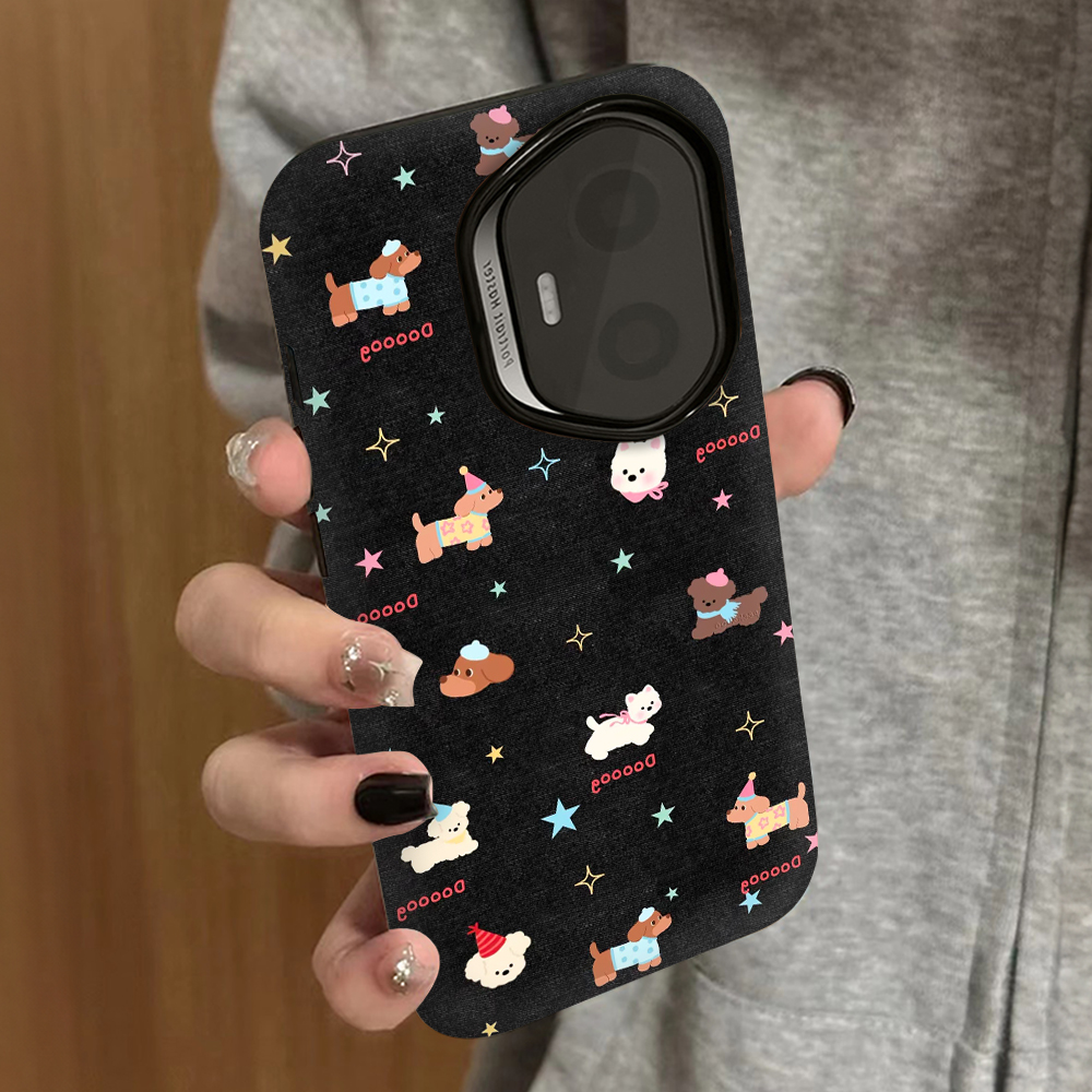 星星狗狗适用荣耀400手机壳300pro新款200防摔100男90gt80女款70情侣x60x50i菲林x40gt保护gtpro套magic7pro6