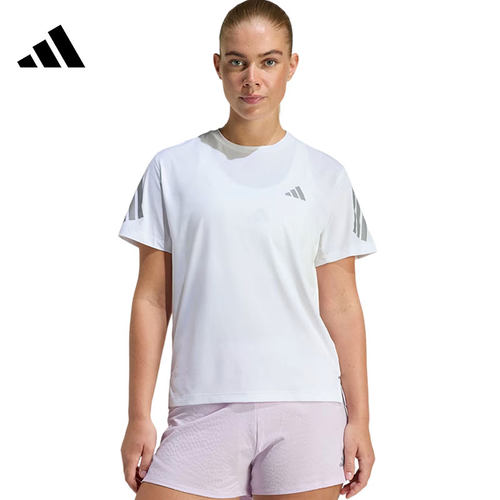 adidas阿迪达斯女子运动休闲短袖T恤JZ5115