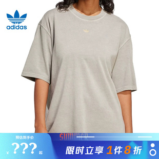 adidas阿迪达斯三叶草女子运动休闲短袖T恤JI5730