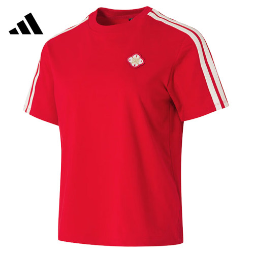adidas阿迪达斯女子运动休闲短袖T恤KV0506