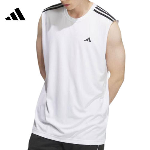 adidas阿迪达斯男子运动休闲无袖T恤KE5907