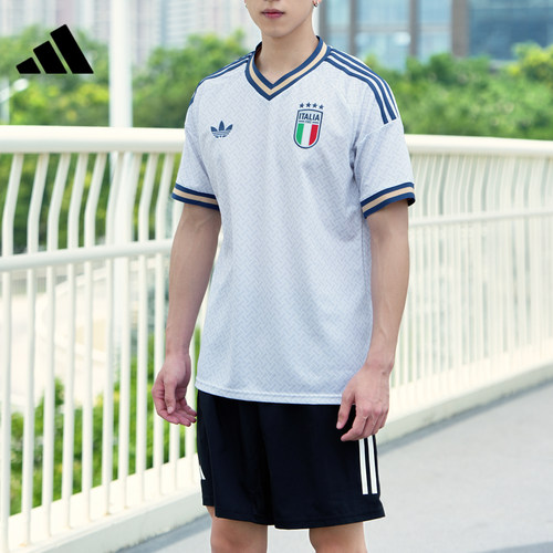 adidas阿迪达斯男子运动休闲短袖T恤KC8704