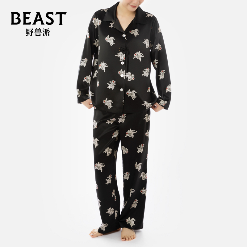 野兽派金玉满堂真丝家居服
