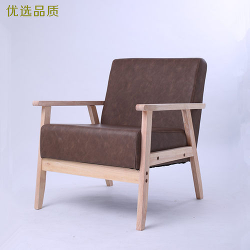 特价小户型组装纯色单人布艺沙发
