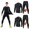 Sports pants train Quick drying Elastic force Bodybuilding run compress trousers winter Plush Basketball Leggings