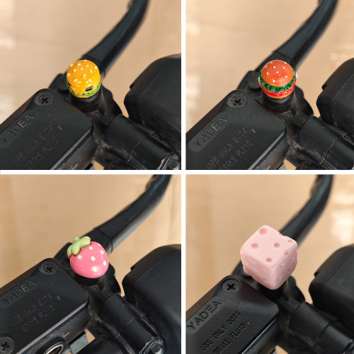 摩托电动车M8通用后视镜堵头装饰