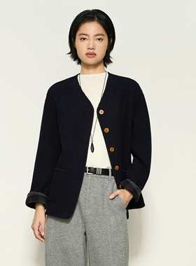 张小某 梨形定制 冬季保暖舒适正反两面穿羊毛外套1BZ10W2260