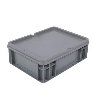 物流箱塑料长方形加厚带盖超大号周转箱运输储物养龟水产箱eu胶箱