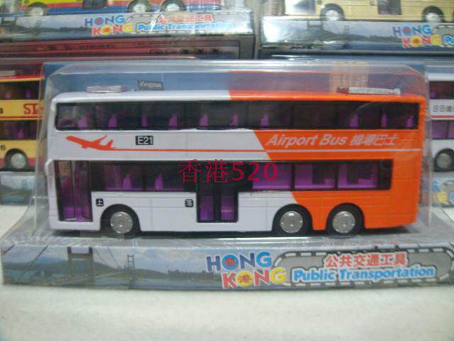 SUN HING香港交通工具 E21双层机场巴士BUS 合金玩具车