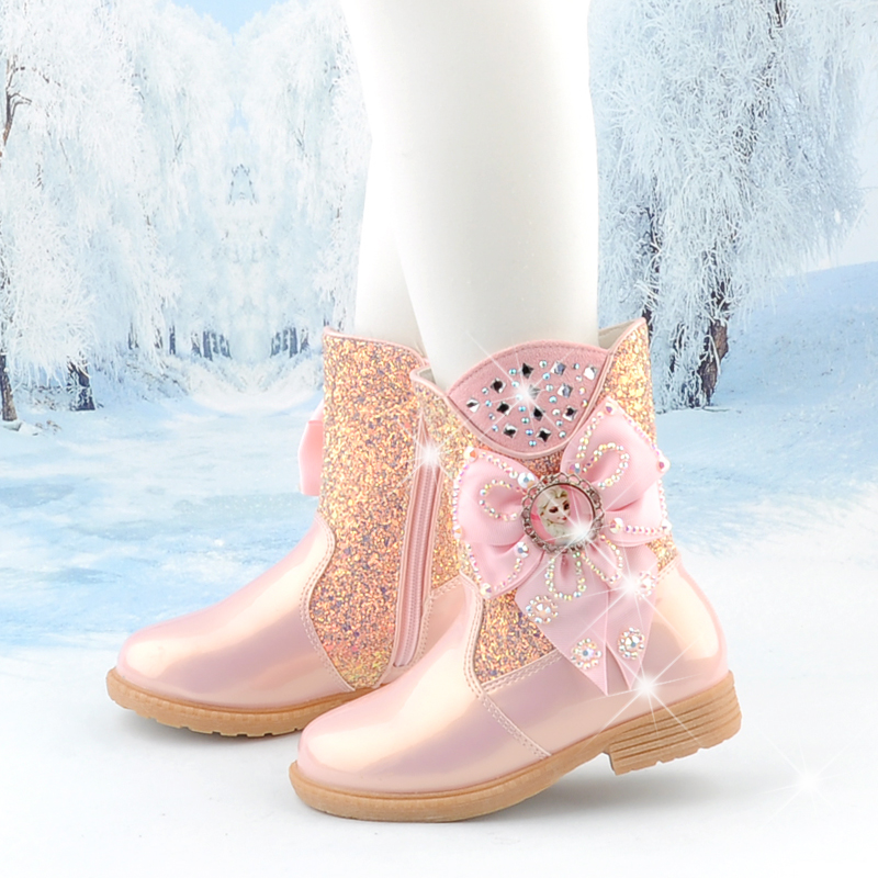 女鞋马丁儿童洋气春秋薄款爱莎