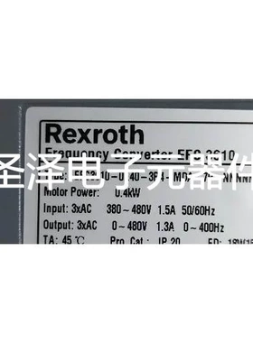 现货原装 力士乐变频器EFC3610-0K40-3P4-MDA-7P-NNNNN-NNNN议价