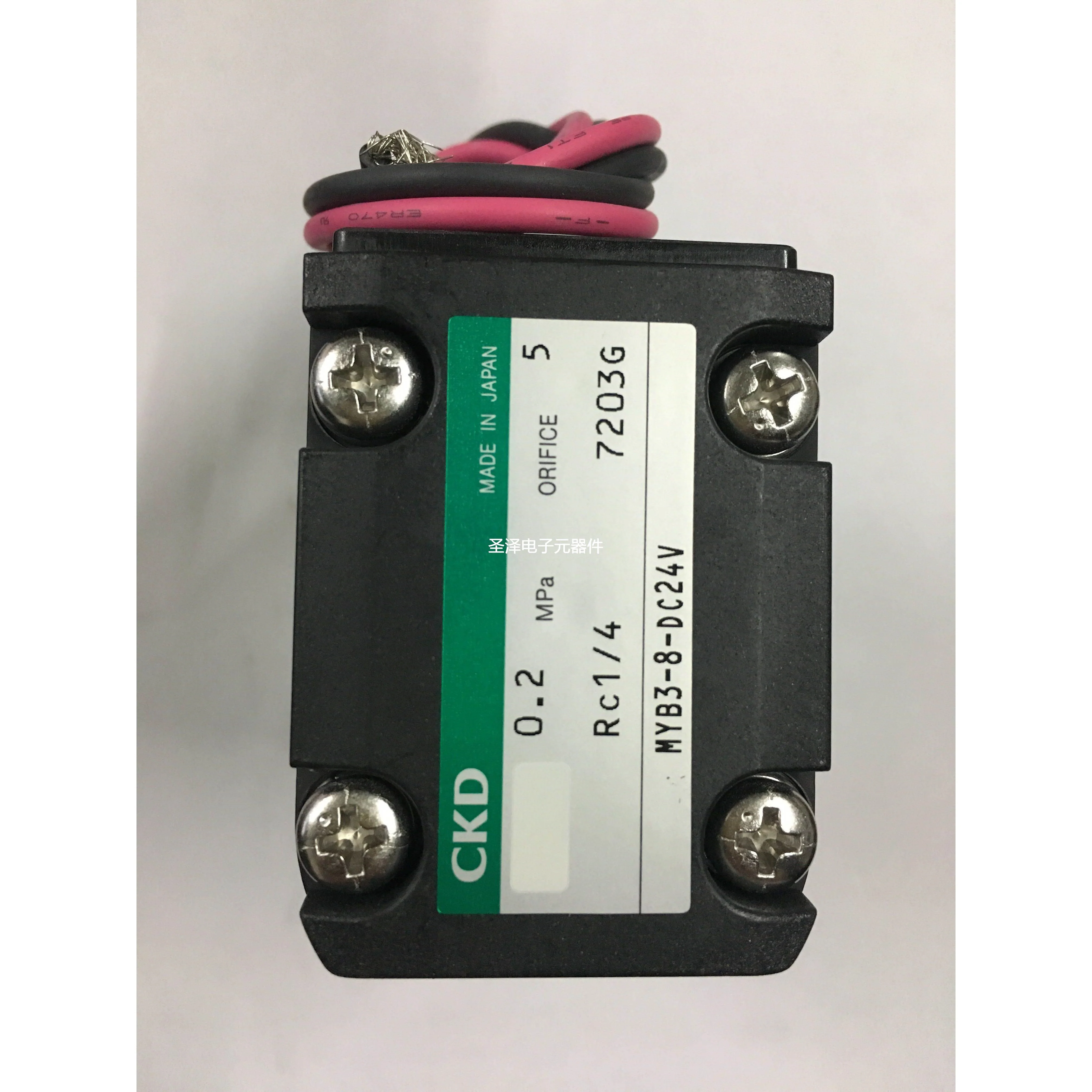 日本CKD耐腐蚀药液电磁阀MYB3-8-DC24V全新原装真品当天发货议价