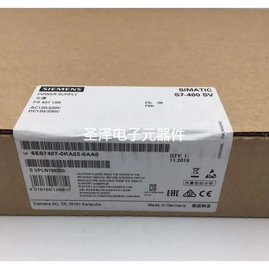 6ES7407-0KA02-0AA0西门子原装电源模块6ES7407-0KA02-0AA0议价