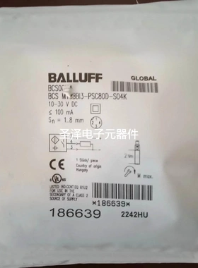 进口巴鲁夫特殊电容传感器 BCS00MF (BCS M18B4I3-PSC80D-S04K)议